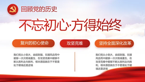 学习时代楷模弘扬奉献精神党课动态PPT模板