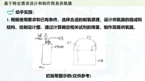 跨学科实践活动4  基于特定需求设计和制作简易供氧器课件(共21张PPT)