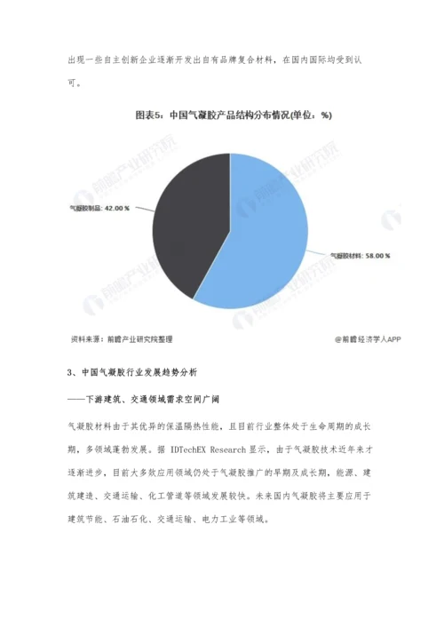 中国气凝胶行业市场规模及发展趋势分析-未来10年建筑领域将为最大应用市场.docx