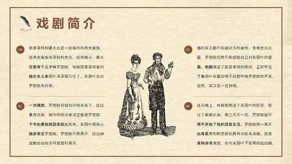 《罗密欧与朱丽叶》莎士比亚经典戏剧PPT