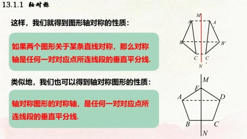 人教版数学八年级上册13.1.1  轴对称课件（共29张PPT）