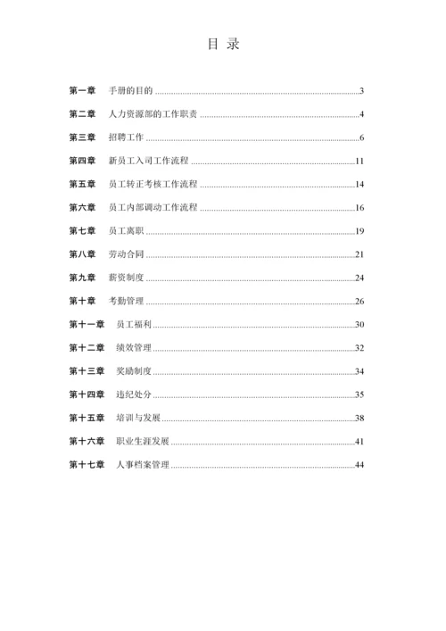 华为集团人力资源管理手册.docx