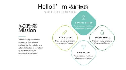 绿色小清新个人工作总结述职通用PPT动态模板