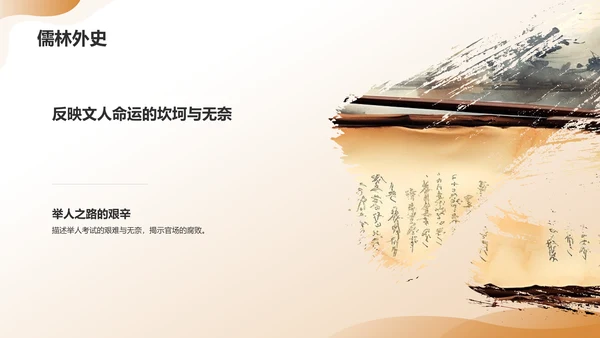 橙色渐变读书汇报PPT模板