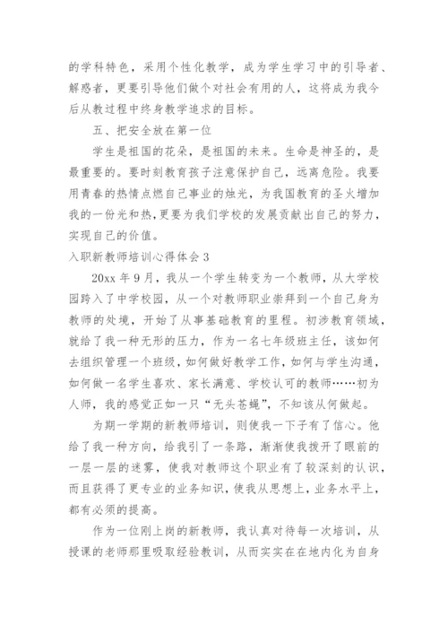 入职新教师培训心得体会.docx