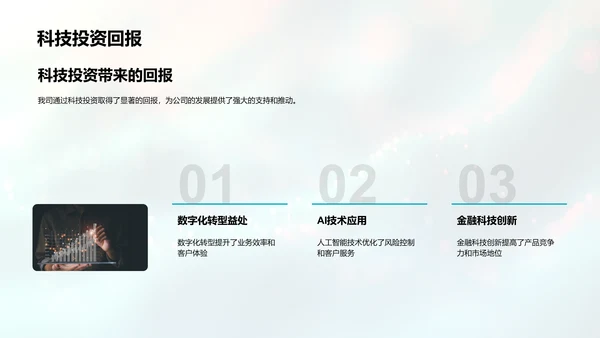 银行业年度报告PPT模板