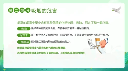 世界无烟日幼儿园禁烟家长会PPT课件