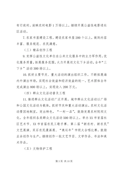 市文化局工作计划 (2).docx