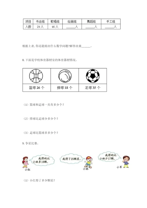 小学二年级数学应用题大全带答案（黄金题型）.docx