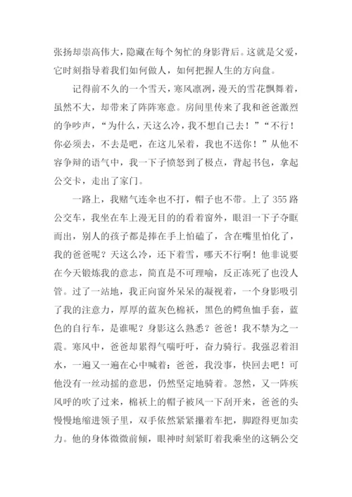 无言的爱作文-1.docx