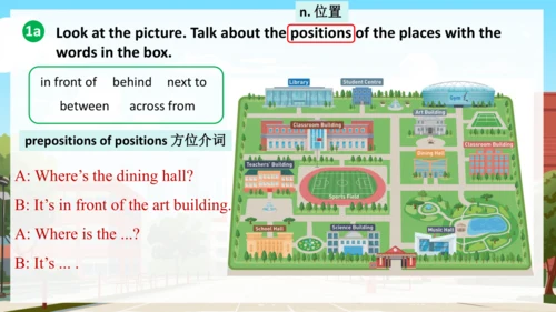 Unit 3 My School Section A 1a-pronunciation2 听说课课件