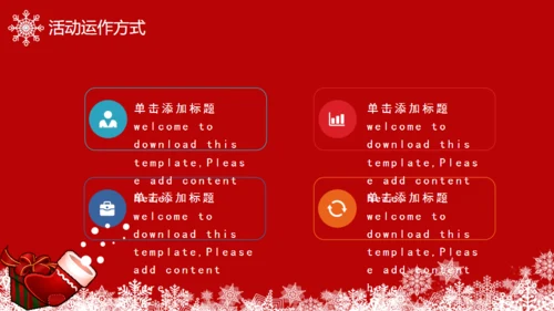 圣诞节促销活动宣传策划通用PPT模板