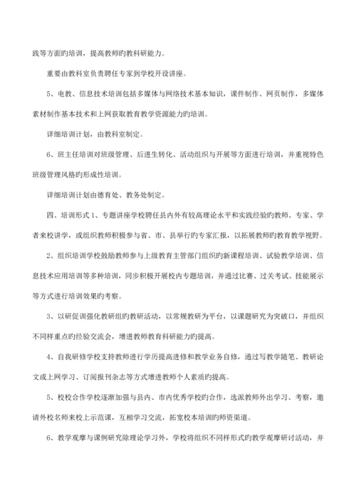 教师培训考核制度.docx