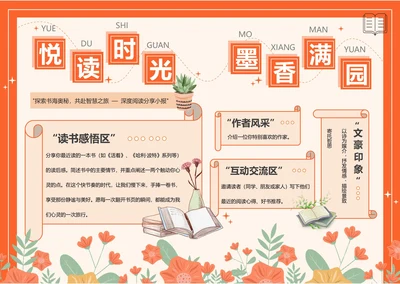 读书小报电子小报手抄报