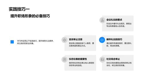 商务礼仪塑造形象PPT模板