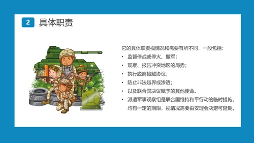 中国蓝盔部队国际维和人员日PPT模板