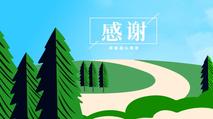 小清新绿色树木立夏节气介绍PPT模板