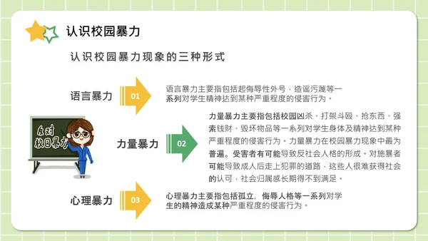 反对校园暴力构建阳光校园通用PPT模板