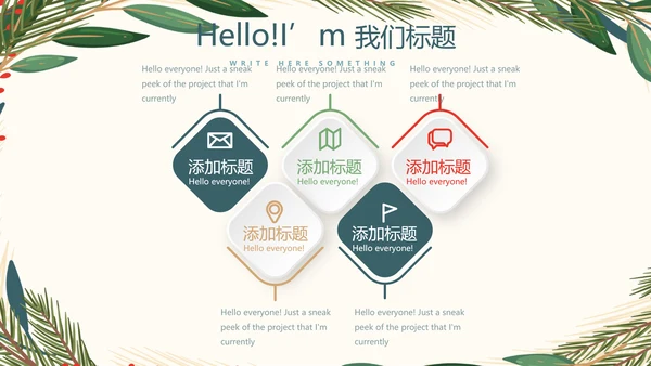 圣诞快乐圣诞节组织活动策划方案PPT模板