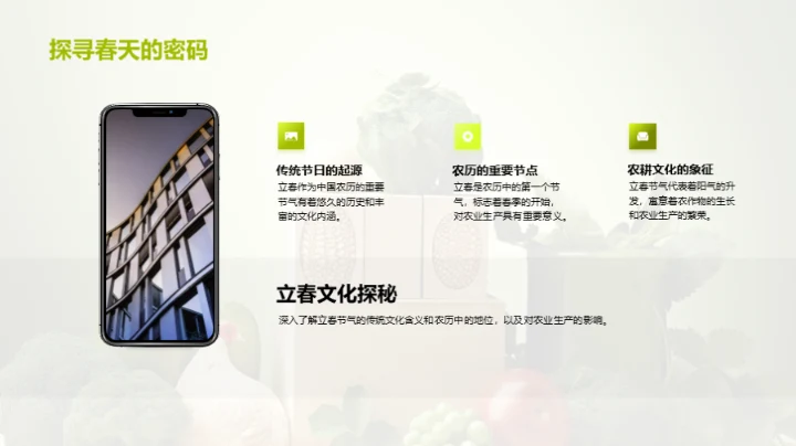 立春节气与农产品市场