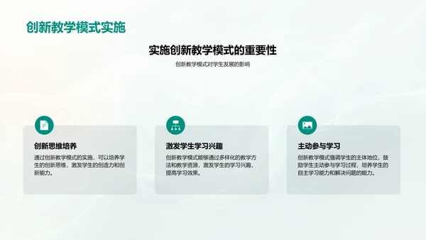 教师创新教学培训