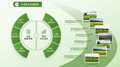 绿色乡村风景图片排版图文页