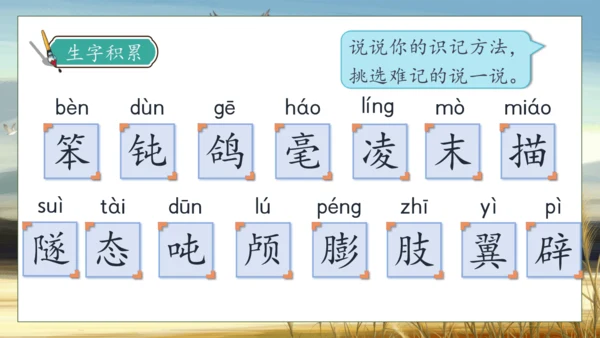 【核心素养】部编版语文四年级下册-6.飞向蓝天的恐龙 第1课时（课件）