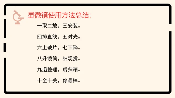 2.1.1练习使用显微镜课件2023--2024学年人教版生物七年级上册(共32张PPT)