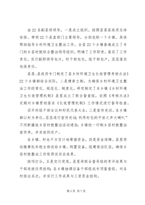 县长在乡村容貌整治会讲话.docx