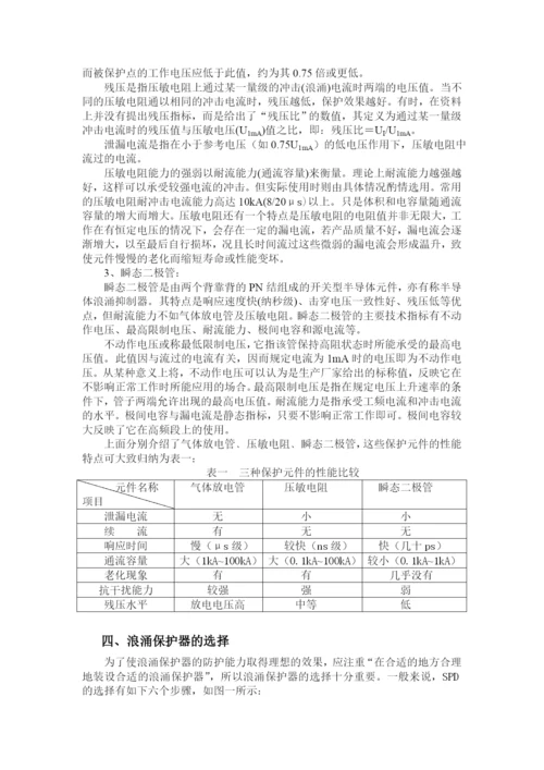 低压供电系统的浪涌保护毕业论文.docx