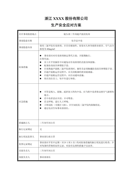 浙江公司安全生产应急全新预案.docx