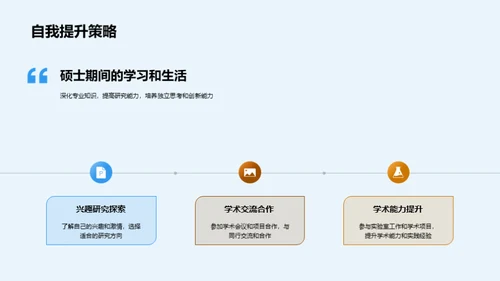 硕士生涯全面规划