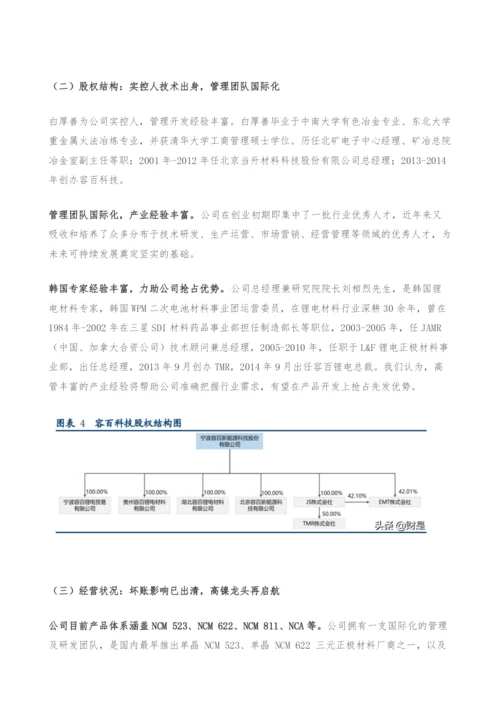 容百科技专题研究报告-高镍正极龙头-先发优势显著.docx