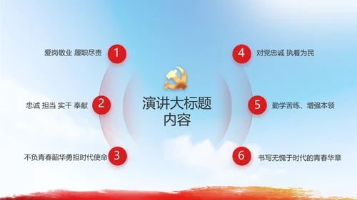 青春心向党建功新时代共青团PPT