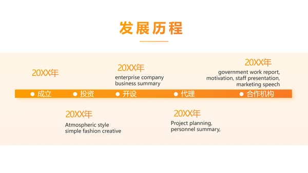 橙色大气企业宣传画册公司简介产品介绍PPT