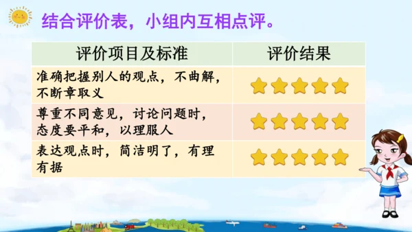 统编版语文六年级上册 第六单元  口语交际：意见不同怎么办  课件
