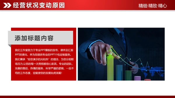 红色大气2019财务数据分析报告PPT