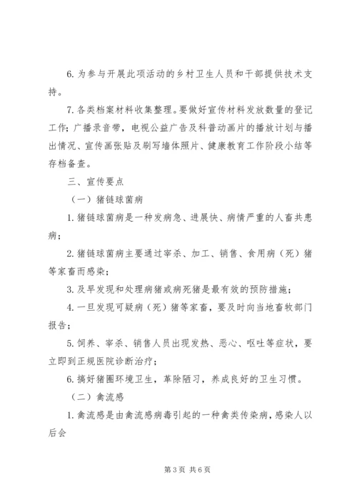 预防人畜共患病健康教育活动方案.docx