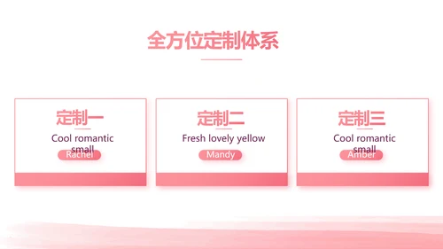 粉色创意公司1周年庆ppt模板活动策划方案