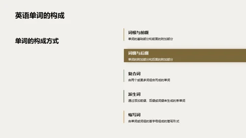 深入浅出英语词汇