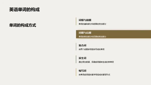 深入浅出英语词汇