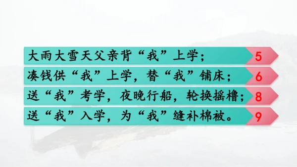 第19课 《父爱之舟》   课件