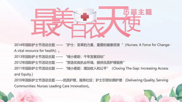 5.12国际护士节活动主题演讲PPT