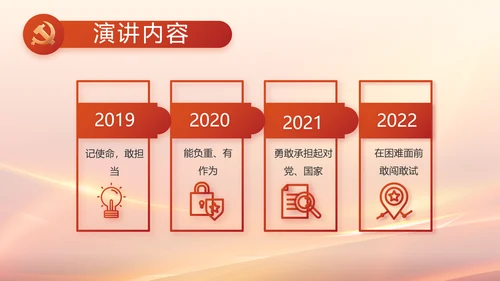 党建党支部述职报告汇报计划PPT党课