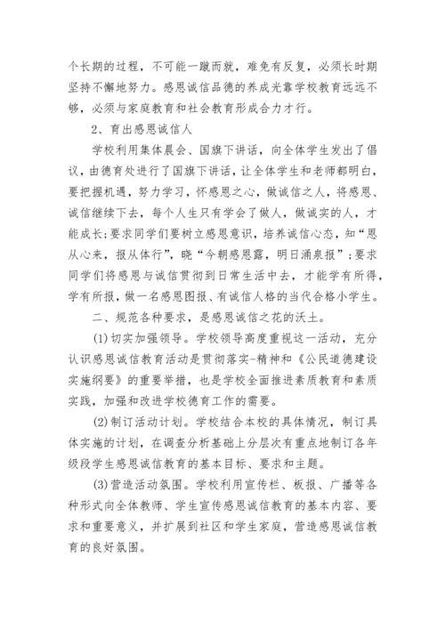 学校开展诚信教育活动总结.docx