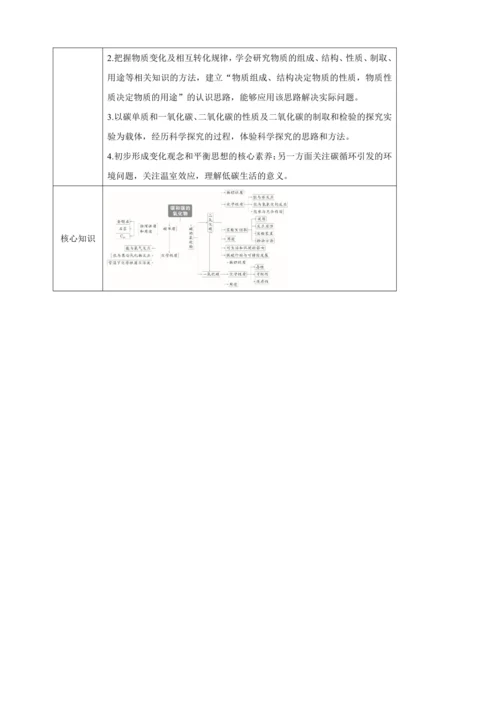 【核心素养·情景教学】2024年人教版化学九年级上册 6.1.1碳的单质 教案