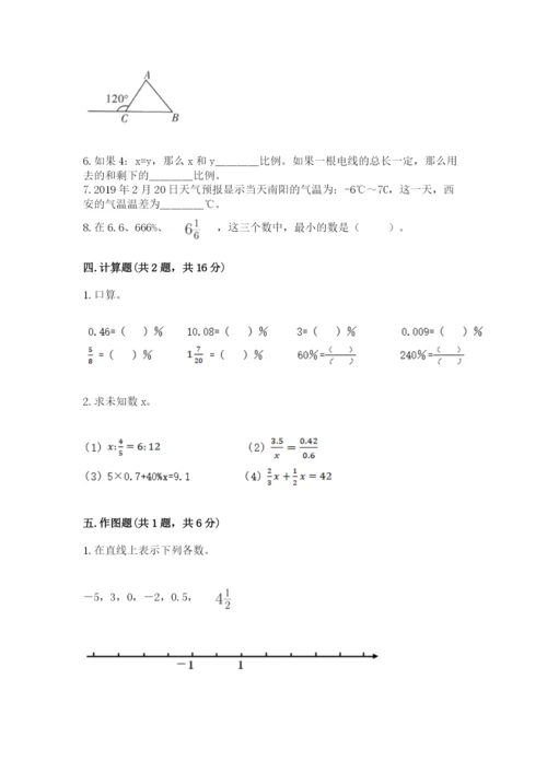 六年级下册数学期末测试卷精品【夺冠系列】.docx