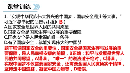 4.9.1 认识总体国家安全观