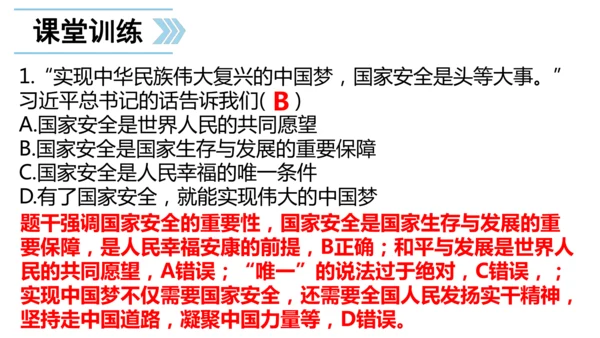 4.9.1 认识总体国家安全观