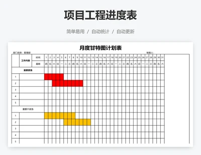 项目工程进度表